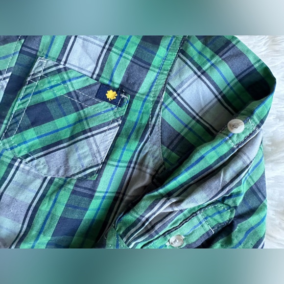 Baby lucky brand bundle tshirt and button down shirt size 12M - Picture 12 of 17